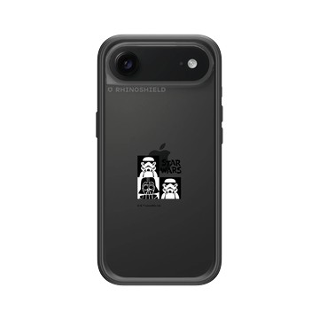 iPhone Air Mod NX -邊框背蓋組合 (相機按鈕) 黑 - 迪士尼-星際大戰 Star Wars - 黑武士&風暴兵-剪紙系列