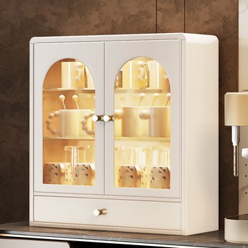 工廠現貨 桌面收納盒杯子收納櫃茶具展示櫃子廚房水杯置物架杯架餐具儲物櫃487-LPS 保售後 台灣公司