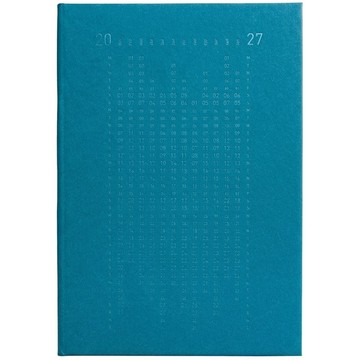 2027年32K日日好軟背精裝方格週誌