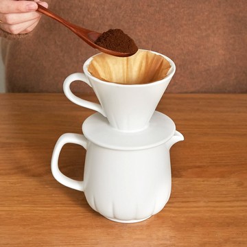 乾唐軒活瓷 | 花仙子咖啡濾杯組 / 附隨身包 / 2色 430ml ※不附贈濾紙