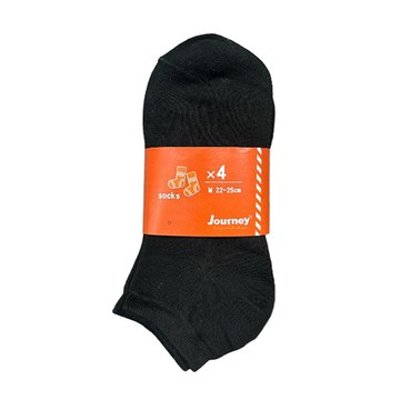 踝襪（黑4入）
