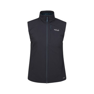 RAB Borealis Vest 彈性防風透氣背心 女款 鯨魚灰 #QWS80