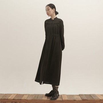 【經典原創】Yimeng_一夢皺褶洋裝_CLD514_黑