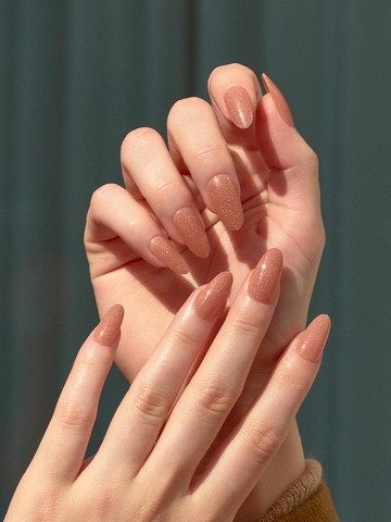 Resizable Nail Tip Grapefruit Ade (beige)