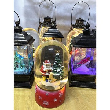 外貿尾單圣誕裝飾品LED燈光J桌面擺件圣誕老人雪人圣誕樹節日禮物