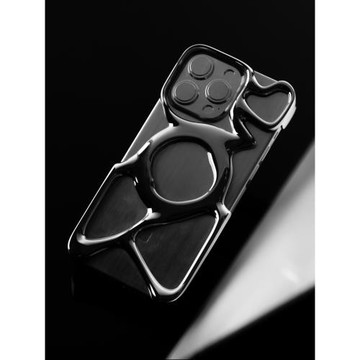 【順豐包郵】AngryMiao怒喵手機殼適用iPhone16Pro/ProMax手機套 蘋果15 新款個性鏤空保護殼情侶高級時尚