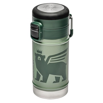 STANLEY YOUTH 跨界系列 彈蓋穩流 316不銹鋼飛熊杯 錘紋綠  1個  350ml