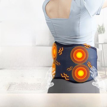 盛坤電加熱保暖護腰帶腰部按摩器腰間盤突出腰肌勞損熱敷理療氣囊