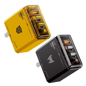 【PowerRider】 變形金剛 PD65C 65W三孔PD快速充電器 (TF-K11-02) 充電 充電器 快充
