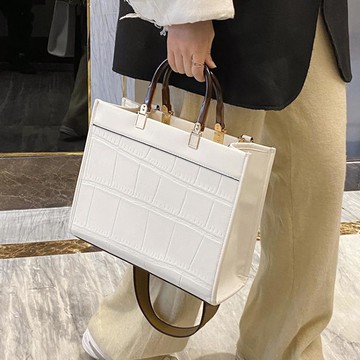 石頭紋復古大容量包包女2021新款潮韓版手提包商務女士側背斜背包 雙十二特惠
