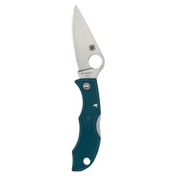 Spyderco Ladybug 3 迷你折刀 FRN柄 K390鋼  藍色 + 銀色  1支