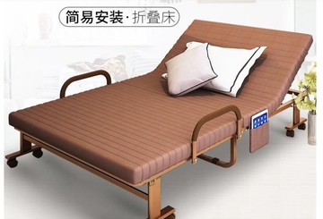 折疊床單人午休床家用雙人午睡床辦公室單人成人簡易隱形床 MKS免運 清涼一夏钜惠