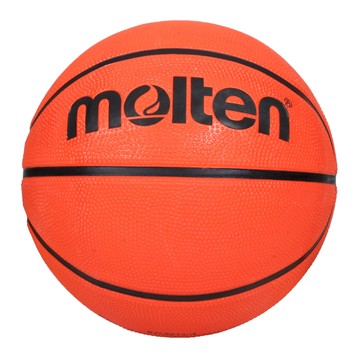 molten 8片深溝橡膠7號籃球-室外 戶外 7號球 亮橘黑
