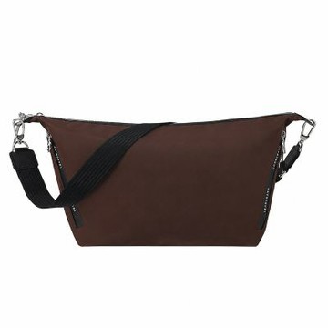 LONGCHAMP LE PLIAGE ENERGY系列再生尼龍雙拉鍊斜背包(中/可可)