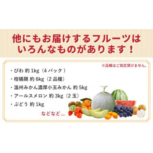 ふるさと納税 長崎県 南島原市 フルーツ定期便  旬の果物をお任せで6回お届け みかん ぶどう びわ すいか 梨 いちご メロン キウイなど ／ 南島…