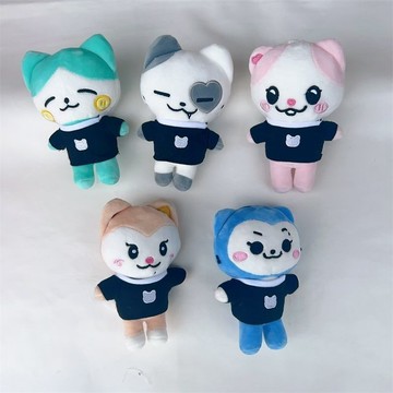 新款 ITZY 梯 擊 twinzy玩偶 15cm小娃 棉花娃娃 黑衣世巡 快閃 崔智秀 李彩领 申有娜 黃禮志 申留真