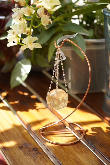 水晶的家 |  水晶球網兜 水晶球鍊子 -玫瑰金   M25DX61001