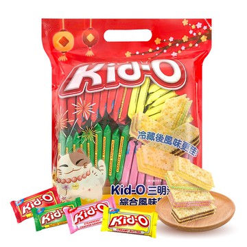 【蝦皮直營】Kid-O 三明治餅乾綜合風味歡樂包(612g)