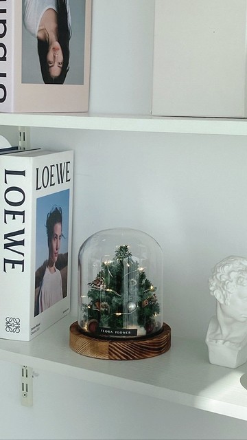 Flora Flower 永生雪松聖誕小樹夜燈