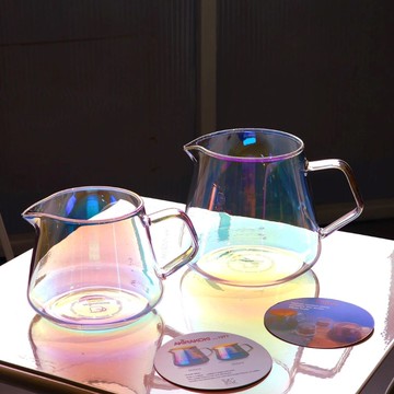 彩虹鍍鈦玻璃壺