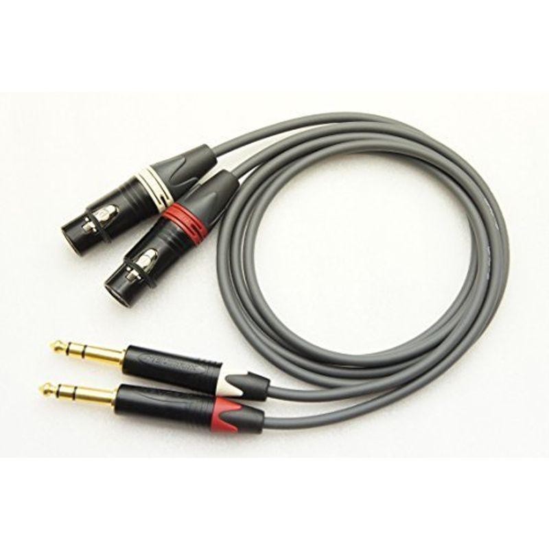 GOTHAM ゴッサム GAC-3 XLR(メス)-TRS(ステレオフォン) 2本ペア 変換