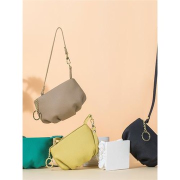 新款女士小巧零錢包真皮小眾手提包時尚迷你單肩包鏈條口紅包ins