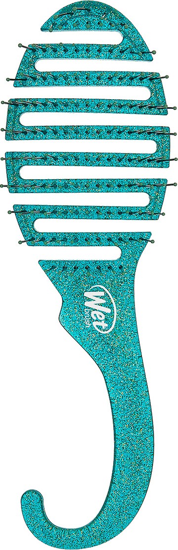 Wet Brush Glitter Shower Detangler Teal