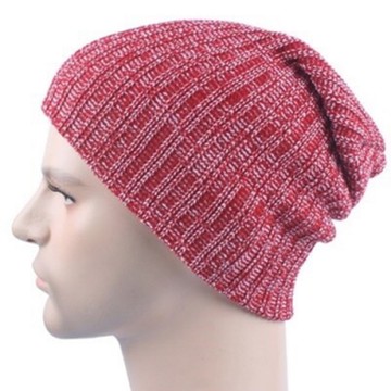 [米蘭精品] 針織毛線帽男帽子-韓版流行時尚百搭保暖防寒情人節生日禮物首選73if33