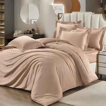 貝淇小舖 涼感60支天絲涼被  150 x 190cm  夕暮杏