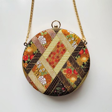 新年日本和風福菊小圓包 - 可手拿/ 斜揹/ 婚禮姊妹禮物