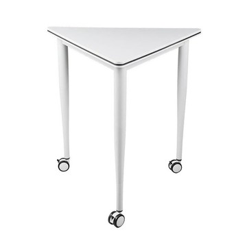 智慧教室桌六邊學生桌移動帶輪培訓桌托管桌拼接會議多媒體組合桌[DD030109]