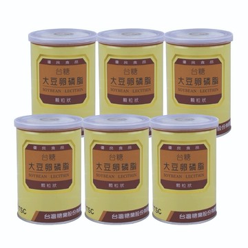 【台糖】大豆卵磷脂 (200g/罐)x6罐｜生日禮物｜巨蟹座｜健康｜女性｜手提袋｜喜歡你｜暖心室友｜食品｜大豆卵磷脂