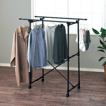 日本天馬 PORISH 室內用摺疊晾曬架(附輪)-DIY