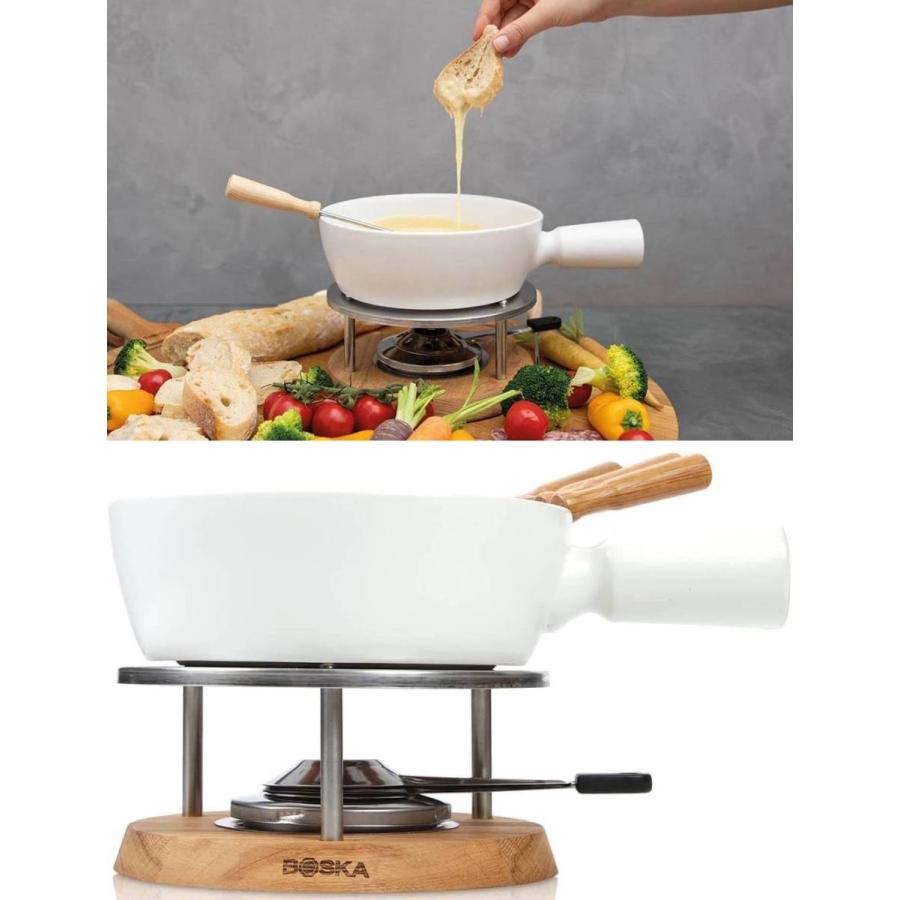 ボスカ チーズフォンデュセット ホワイト 約4人用 1L BOSKA Bianco Cheese Fondue White チーズ料理 スイス料理 チョコフォンデュ オイルフォンデュ