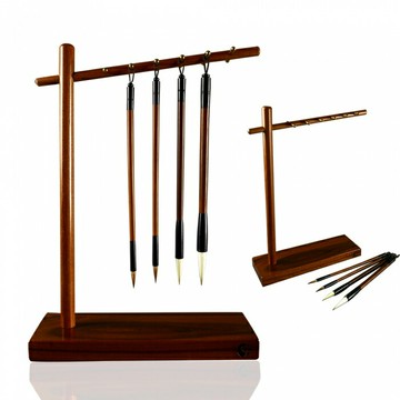 7117 - 如沐豐年—文昌毛筆架組 （筆架＋兼毫毛筆4入）☆輔助學運考試運／職場開智好人緣- K-N2500