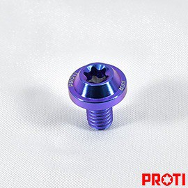【PROTI】M6L10-CCF01 PROTI正鈦合金螺絲 鈦合金螺絲 正鈦合金螺絲 正鈦 藍鈦螺絲 飛碟頭