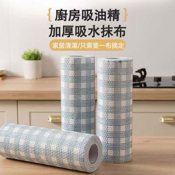 廚房用紙巾 懶人抹布 廚房抹布 乾濕兩用廚房清潔布 環保無紡布點斷式即拋型