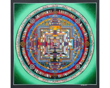 时轮曼荼罗唐卡——时间与内在和谐的灵性地图
