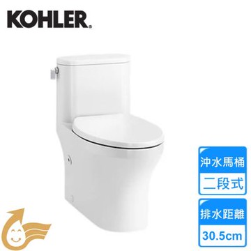 【KOHLER】Spacity R360單體馬桶/管距30.5公分 K-28020T-S-0〈不含安裝〉