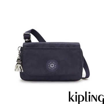 Kipling (網路獨家款)沉穩藍小巧側肩隨身包-AVERILL