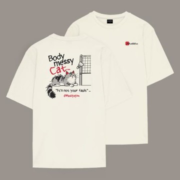 韓國2025秋冬meditation新品羽毛球服短袖男女同款運動速干T恤1