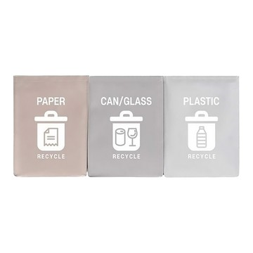 comet 垃圾分類回收桶3件組 36L  30 x 30 x 41cm  多色