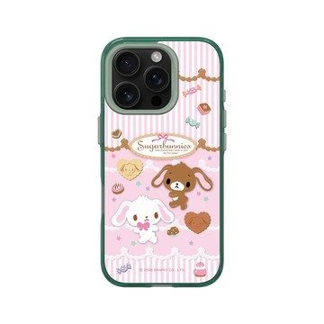 iPhone 16 Pro Clear 憂墨綠 - 三麗鷗-蜜糖邦尼 Sugarbunnies - 烘焙時間