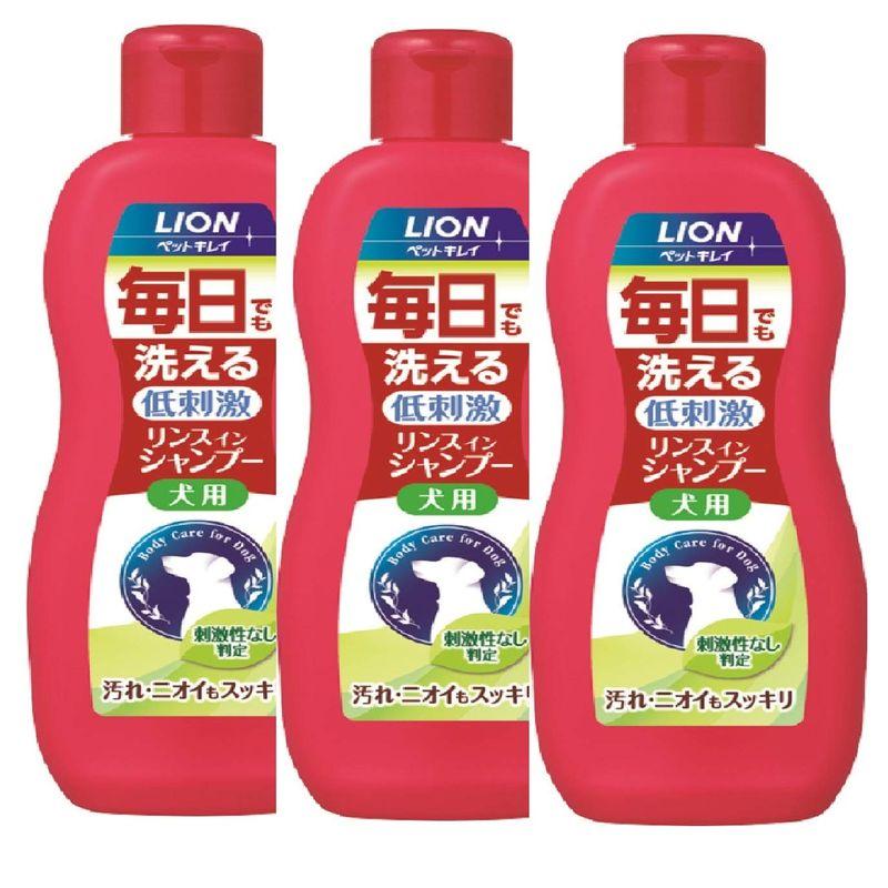 ペットキレイ 毎日でも洗えるリンスインシャンプー 犬用 330mLx3個