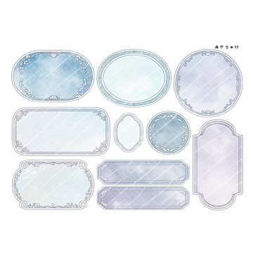 【9 月新品】20-147-0421 裁切紙 幻想復古浪漫喫茶店