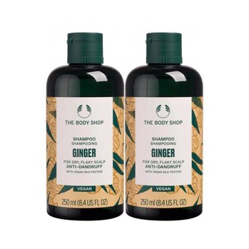 THE BODY SHOP 薑根鏗活調理洗髮精 250ml*2入組(航空版)