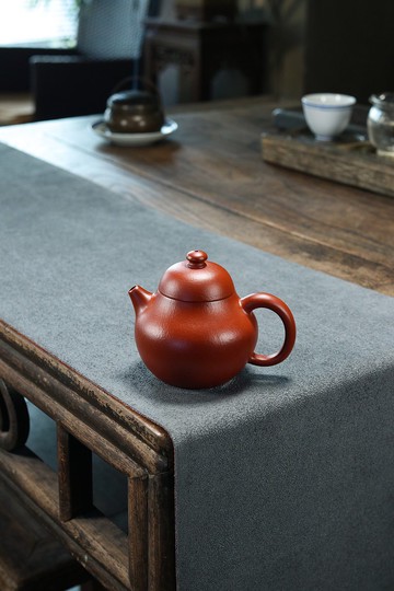 文旦 全手工  朱泥 240ml 14孔 王老师作品  选用极品皱皮朱