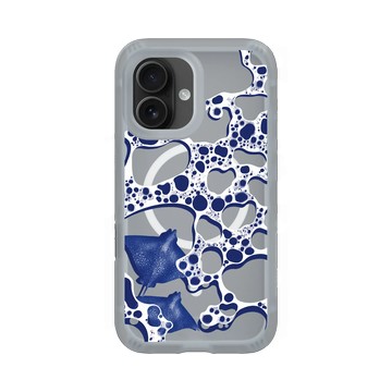 iPhone 16 AirX 流變灰 - Ocean Collection: Let's Sea 海洋系列：一路向海 - 與魟同游