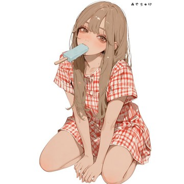 【8 月新款】07-139-0052 人物貼紙 簡約夏日女孩