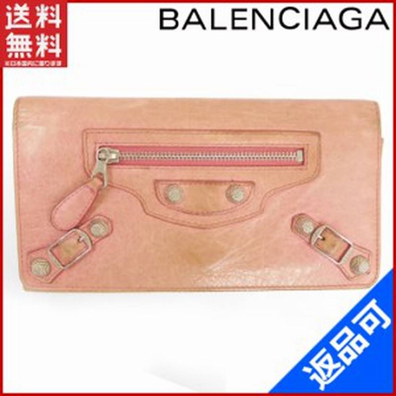 バレンシアガ 財布 Balenciaga 長財布 ジャイアントコンチネンタル ピンク シルバーカラー 即納 中古 X60 通販 Lineポイント最大1 0 Get Lineショッピング